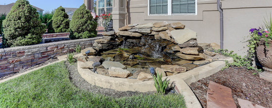 garden wall water features ideas