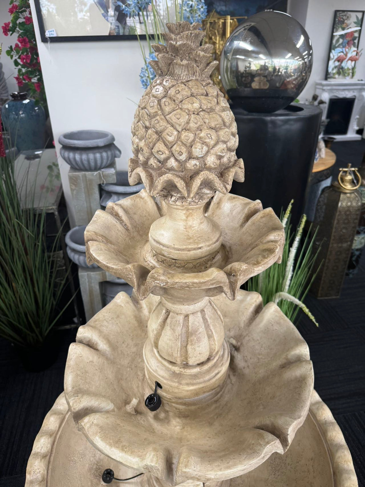 Murcia Stone Effect 5-Tier Electric Powered Tiered Water Fountain