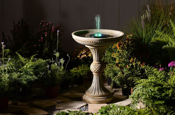 Volterra Solar Bird Bath Fountain