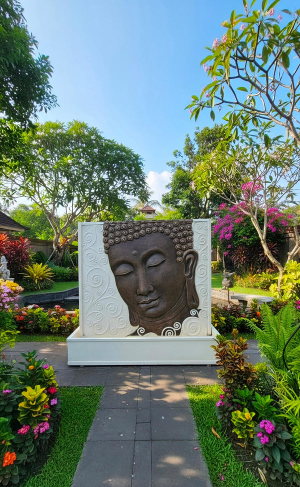 Alila Extra Large Masterpiece Buddha Water Wall with Sublime Colours