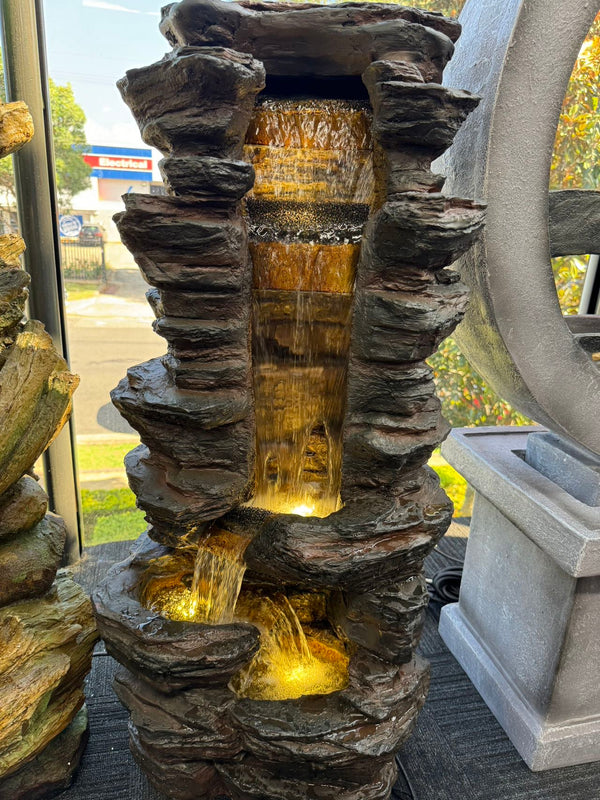 Rapid Falls Driftwood Fountain Volcanic Rocks