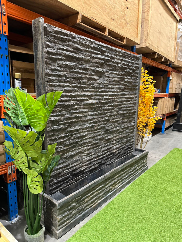 Eden Granite Look Water Wall Outdoor GRC Made Rock Outdoor Fountain