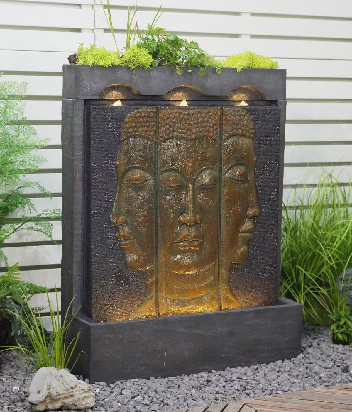 Faces Newest Buddha Water Feature