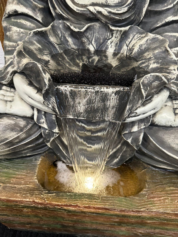 Temple Masterpiece Buddha Water Feature with Rain Effect
