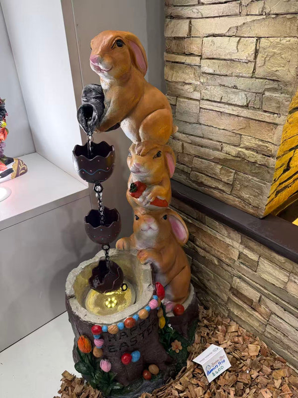 Printemps Bunnies Easter Fountain