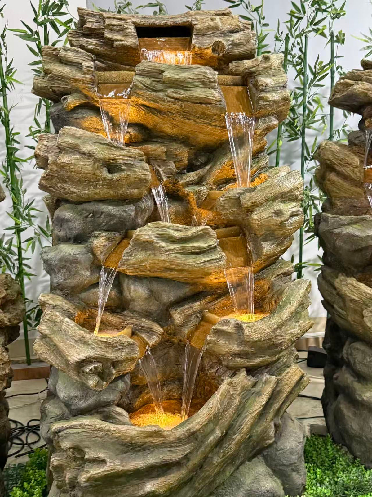 The Climb large rock fountain organic texture