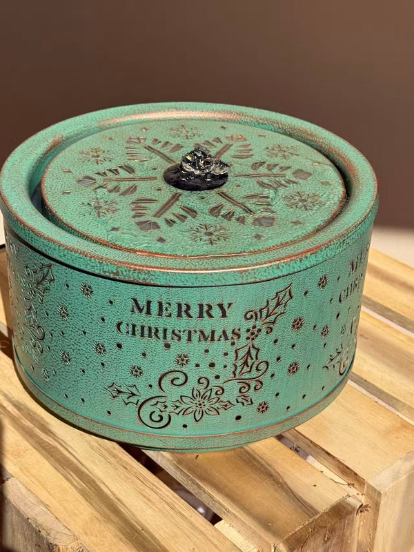 Noel Christmas Metal Table Fountain