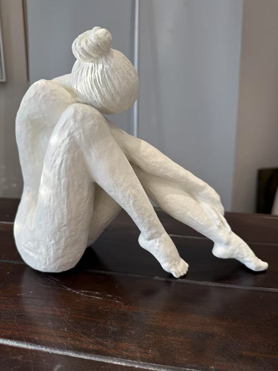 Bellissima Ballerina White Colour Clay Artisan Finish