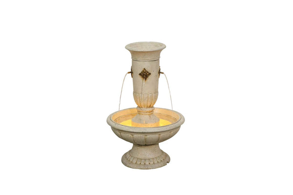 Belize Classical Beige Small Fountain – 4-Corner Spout