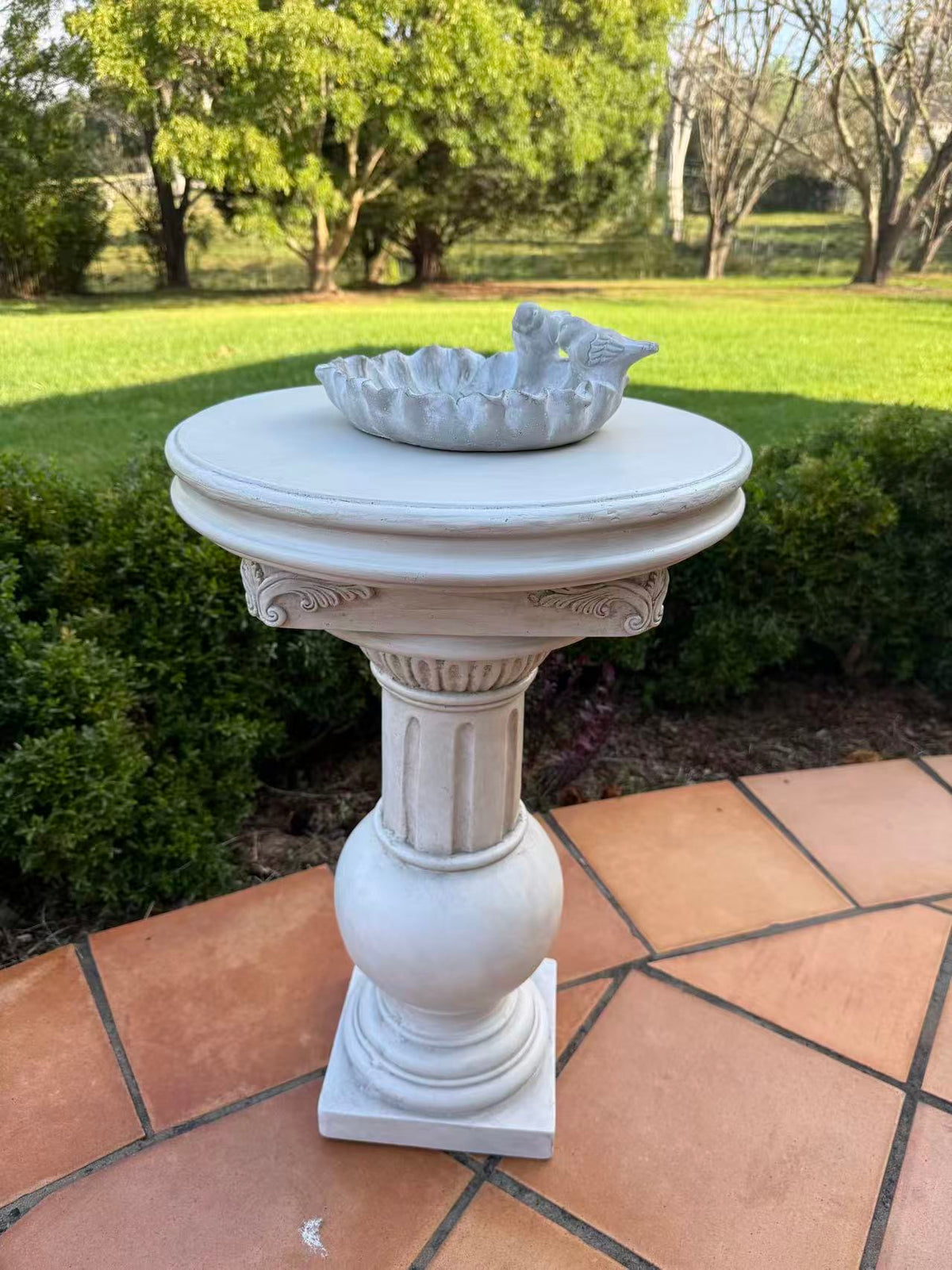Palladio Menara Classical Pedestal Table — 65 cm