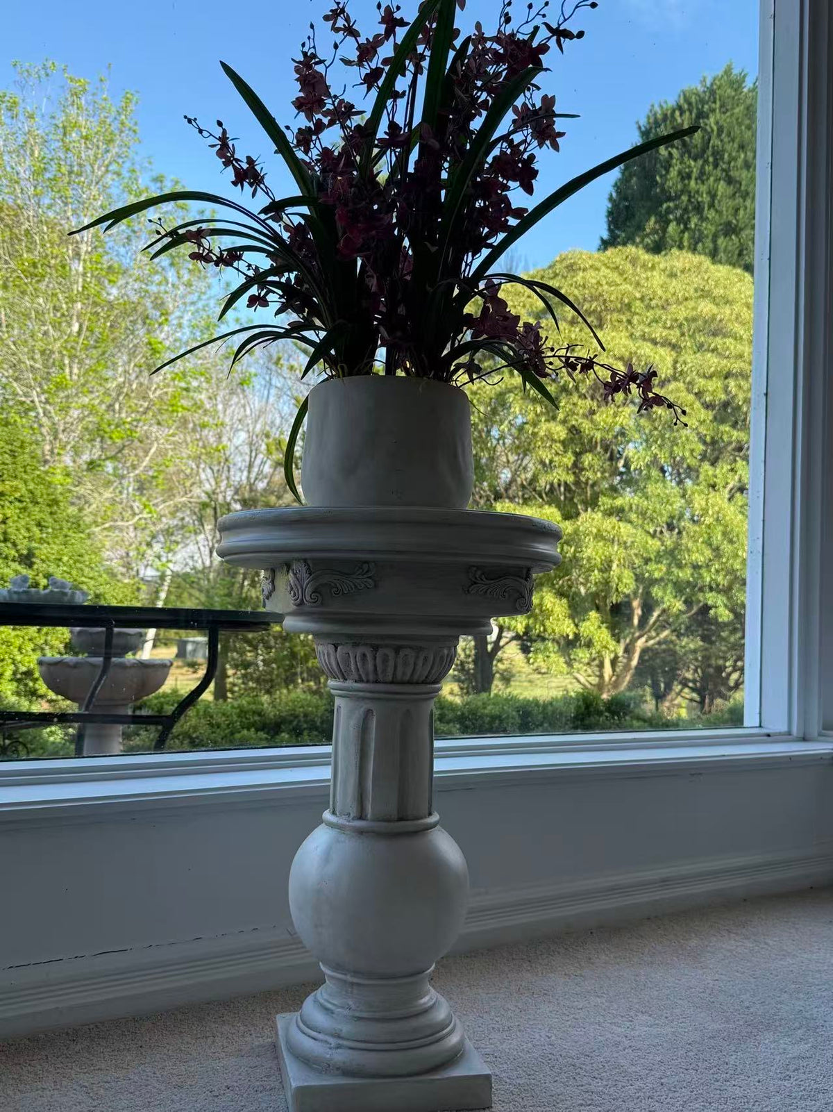 Palladio Menara Classical Pedestal Table — 65 cm