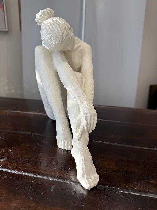 Bellissima Ballerina White Colour Clay Artisan Finish