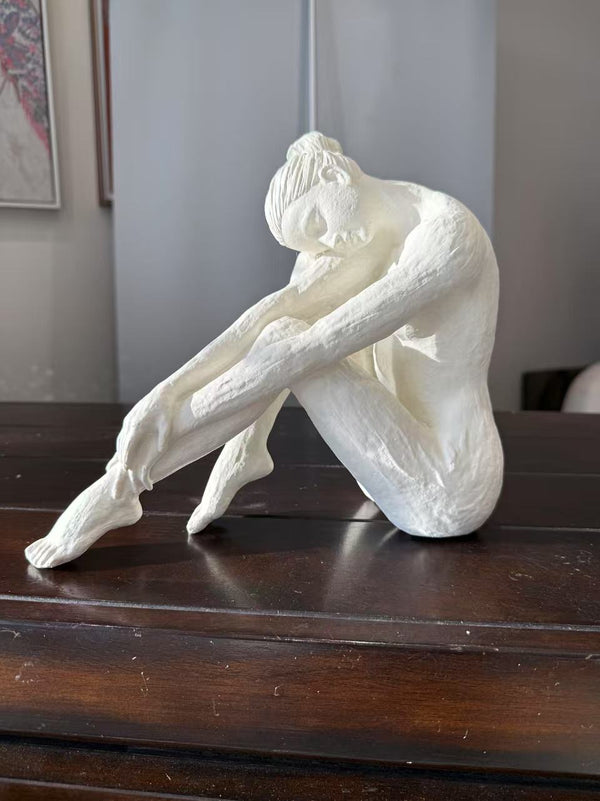 Bellissima Ballerina White Colour Clay Artisan Finish