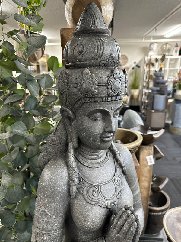 Tagong Standing Buddha Statue Sublime Volcanic Colour Tall Statue