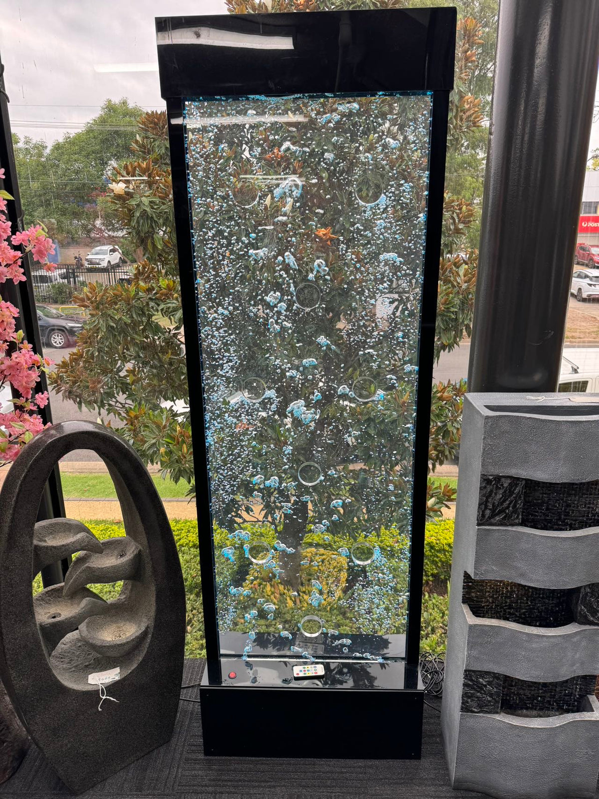 Tangier Black Frame & Base Acrylic Bubble Wall