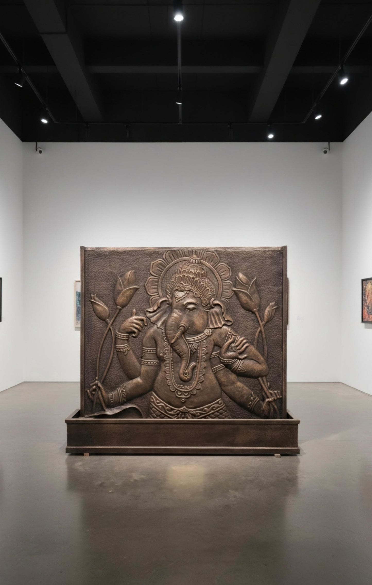 Ganapati Extra Large Lord Ganesh Water Wall 2M Tall 2M Wide ETA 20 August