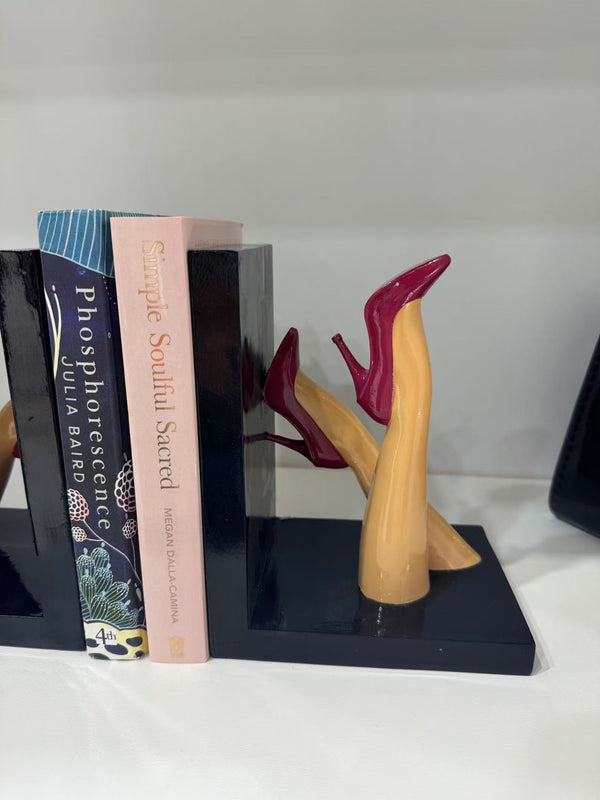 La La High Heels Stiletto Bookends in Vivid Colours Ceramic Finish