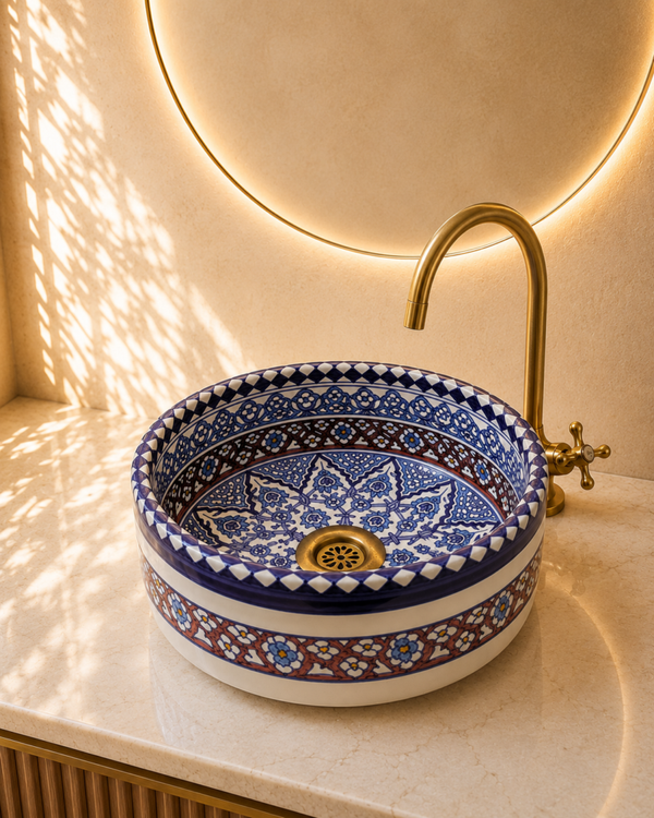 Fès Alhambra Drum Basin