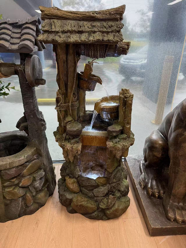 Aspiration Wishing Well Fountain with Water Drop