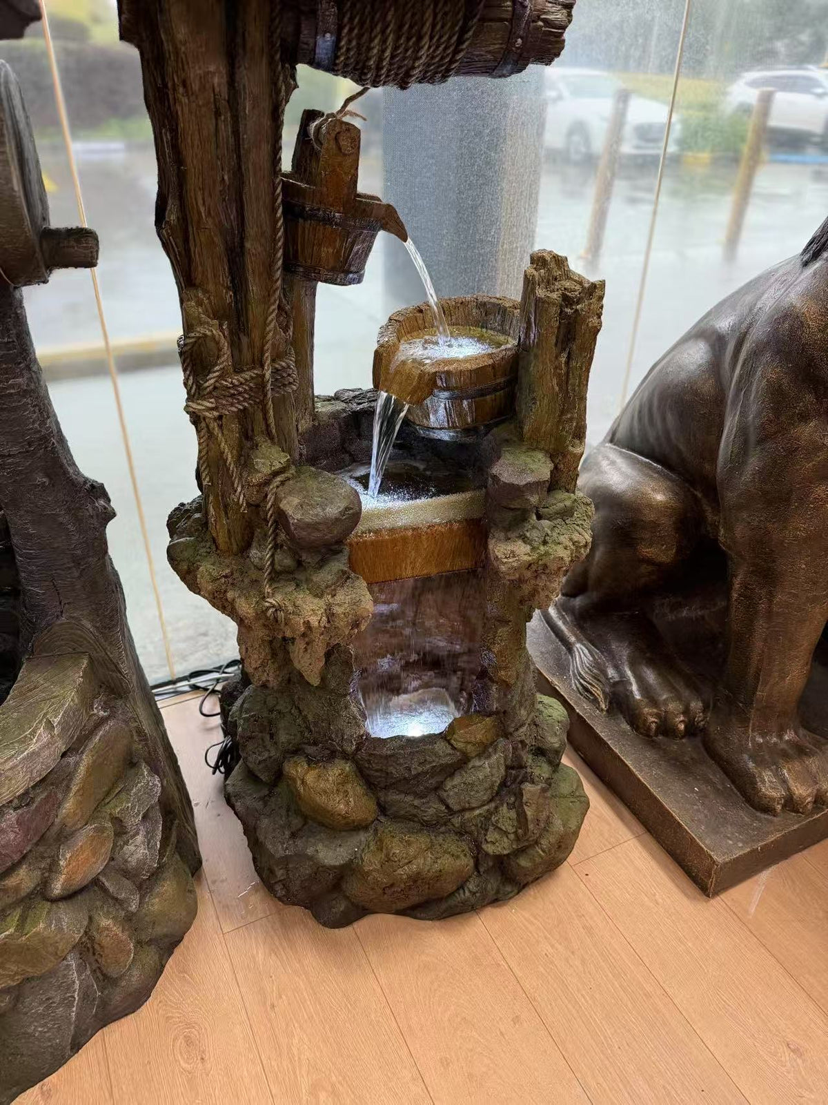 Aspiration Wishing Well Fountain with Water Drop