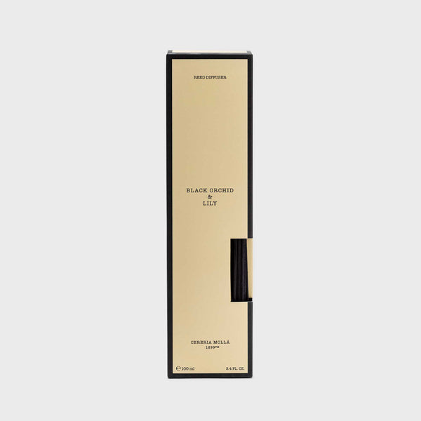 Black Orchid & Lily 100ml Reed Diffuser - Cereria Molla 1899