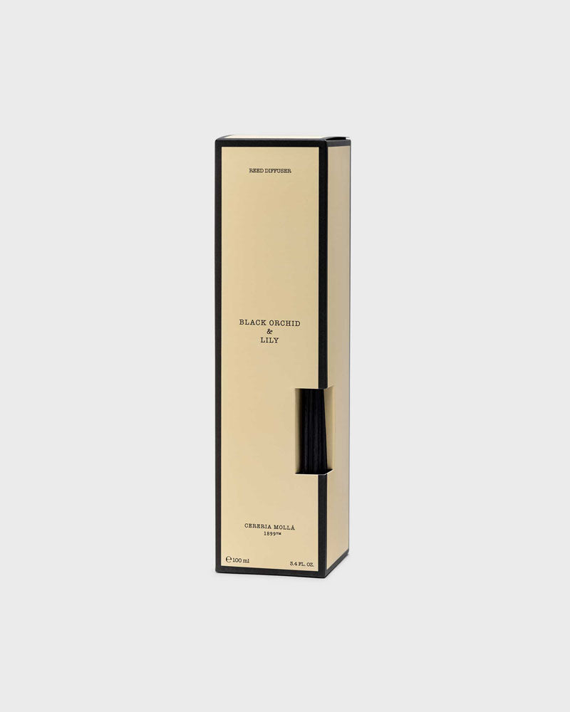 Black Orchid & Lily 100ml Reed Diffuser - Cereria Molla 1899