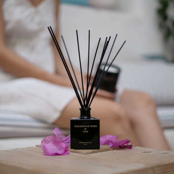 Bulgarian Rose & Oud 100ml Reed Diffuser - Cereria Molla 1899