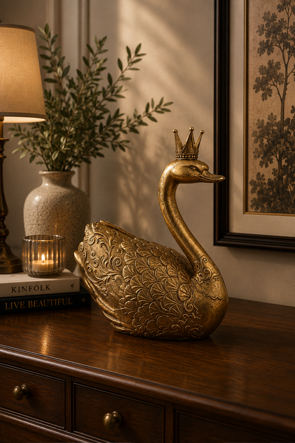 ELEGANCIA QUEEN GOLDEN SWAN DECOR MARVEL