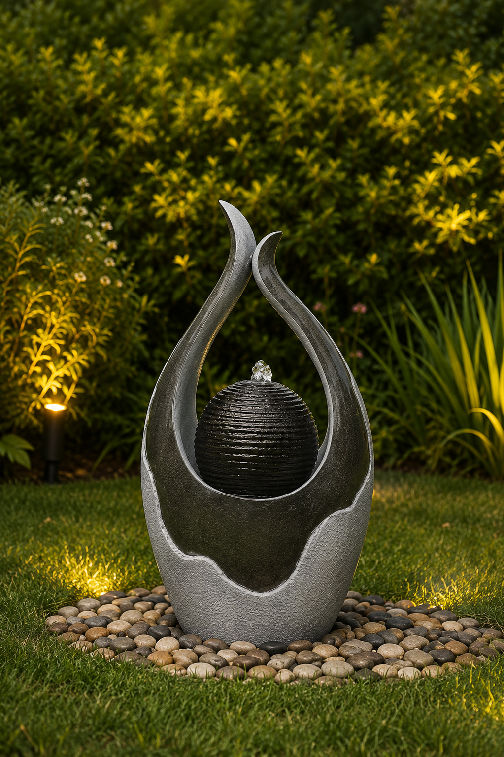 Creek Tear Shaped Abstract Fountain