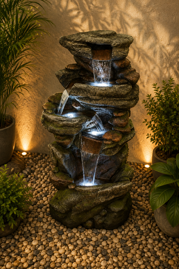 Denver Cascading Rock Fountain