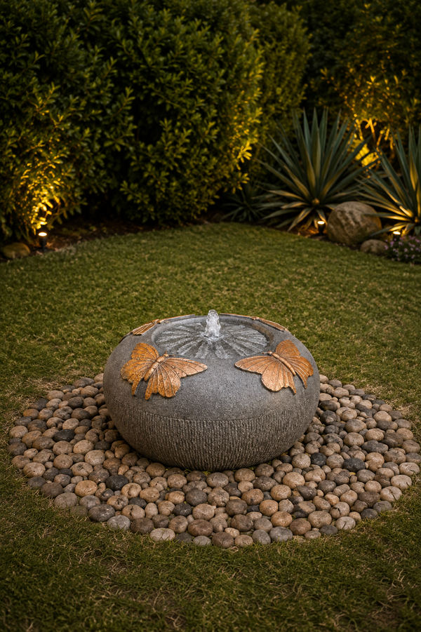 Butterfly Inspiration Abstract Fountain