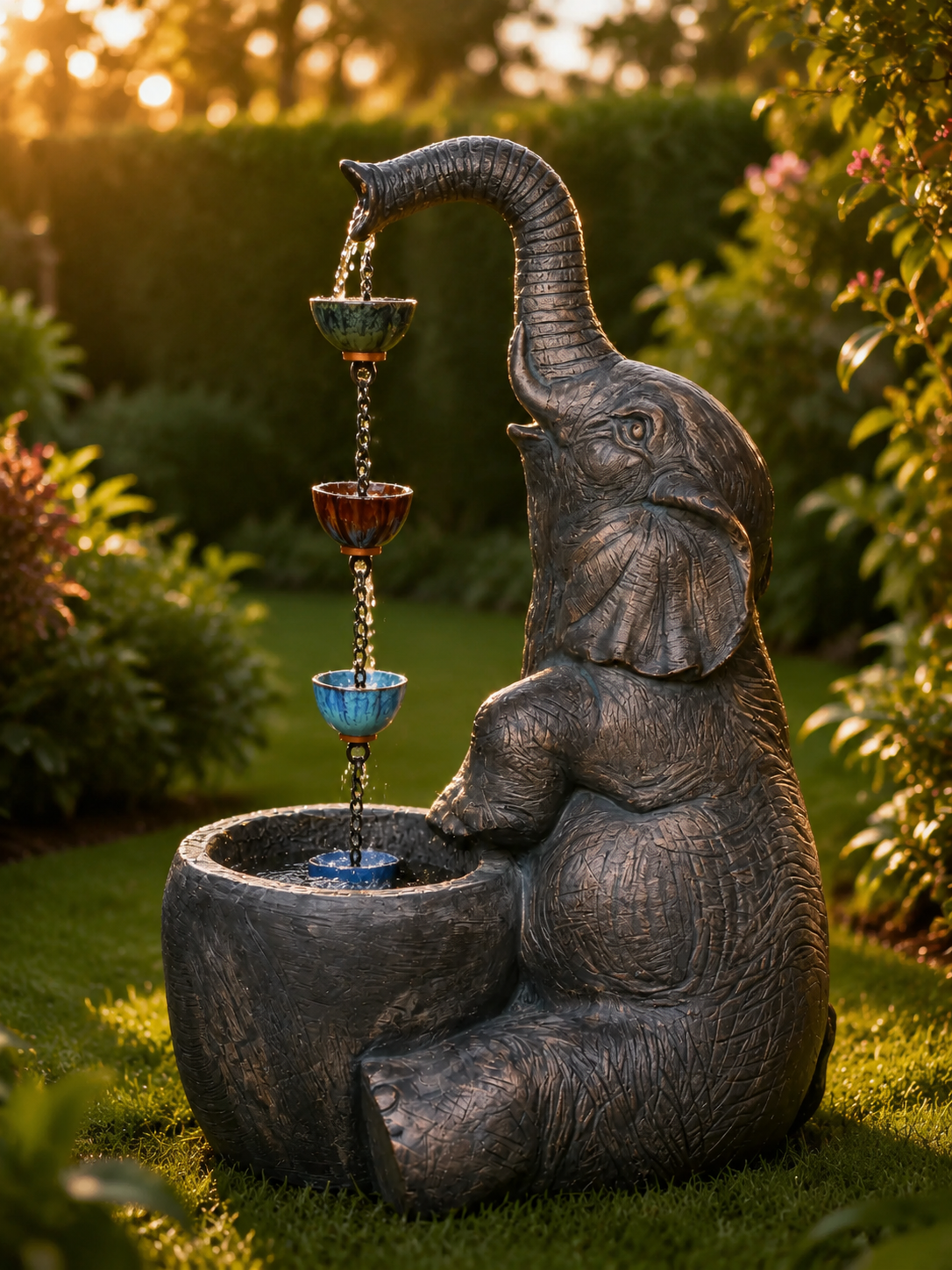 Elephant Water Feature