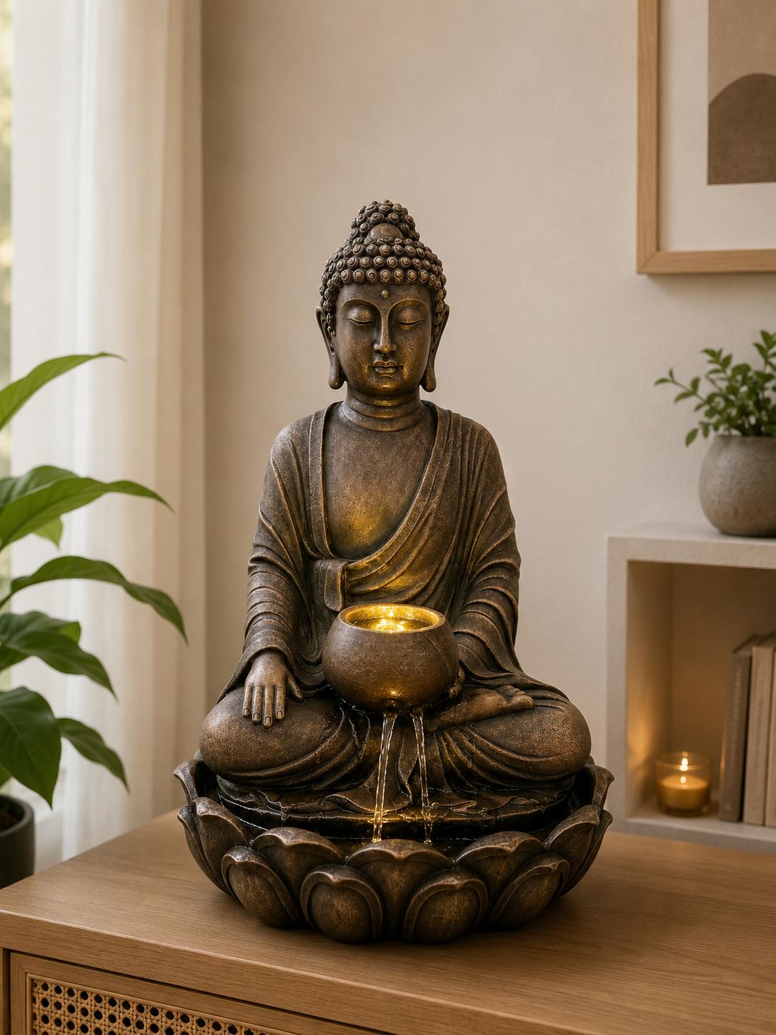 Protection Buddha Water Feature