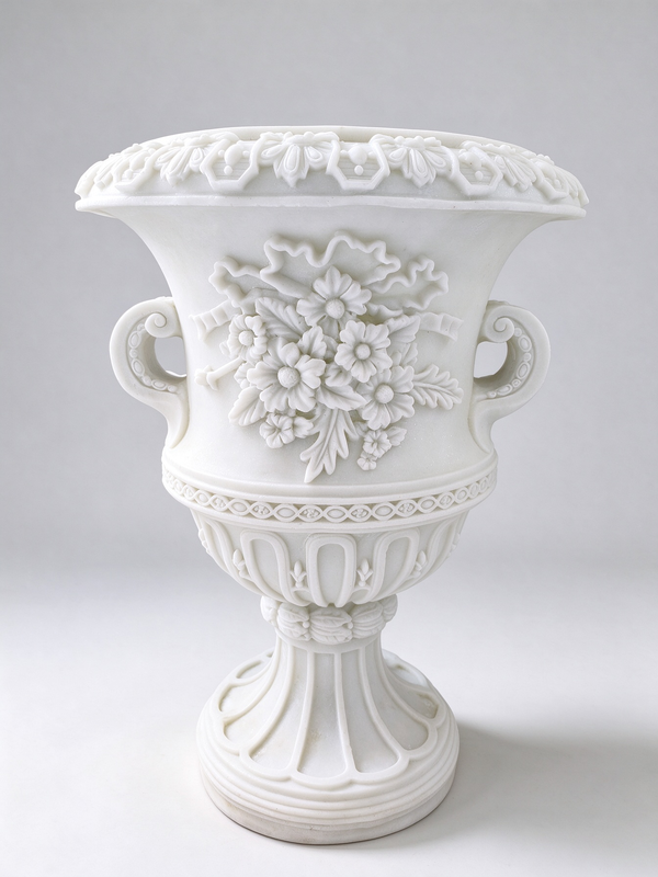 Ramo Floral Urn Planter in White
