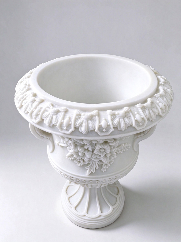 Ramo Floral Urn Planter in White
