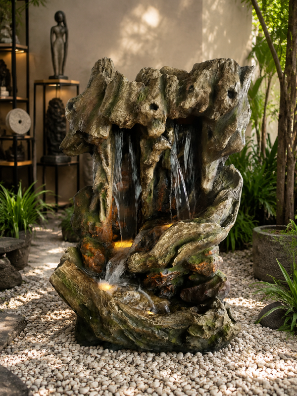 Wallmann Falls Natural Looking Woodland Design Water Feature