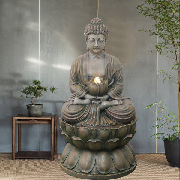 PURPOSE In-house Designed Buddha Fountain NEW 2024 Solar Pump