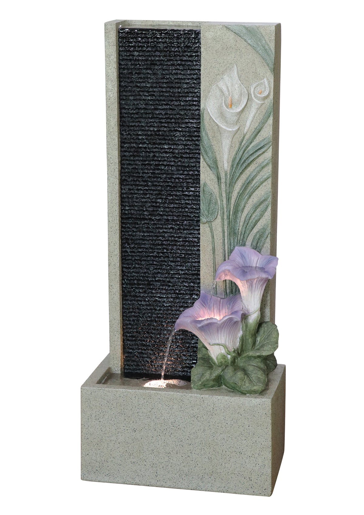 Fuengirola Fountain Tulips Water Curtain Beige with Sublime Colours