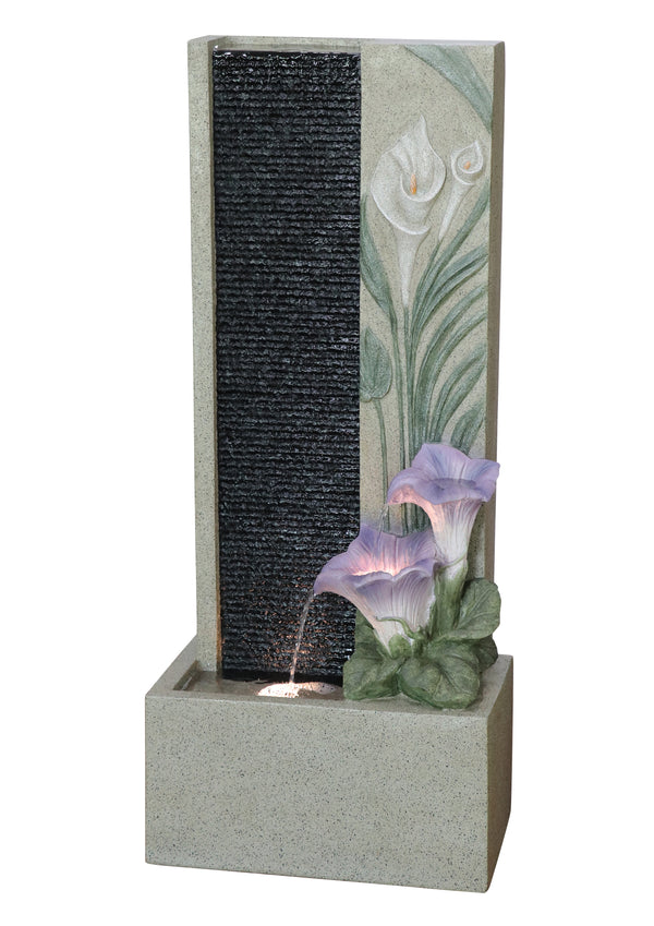 Fuengirola Fountain Tulips Water Curtain Beige with Sublime Colours