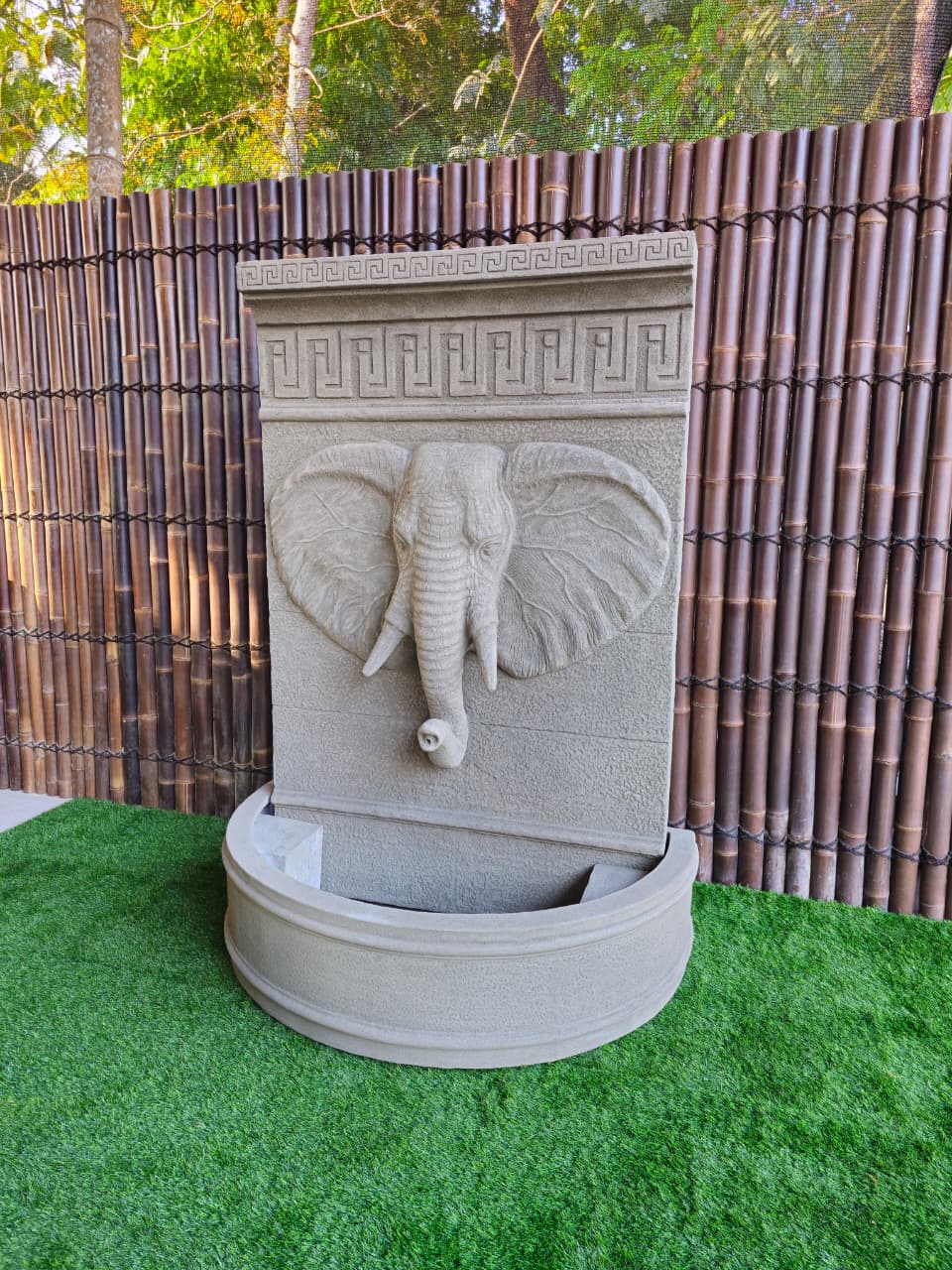 Annibale – Elephant Head Wall Fountain | Fibre Cement | Pump & Lights Included ETA 13 Nov 2026 Sydney