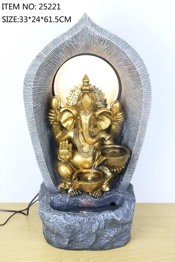 Vinayaka Ganesh Tabletop Water Feature 62cm