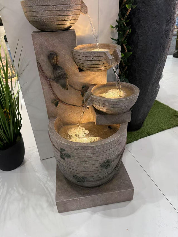 Salobrena Bird Multi Drop Water Feature