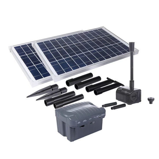 REEFE RSFB3400 Solar Pump Kit with Battery
