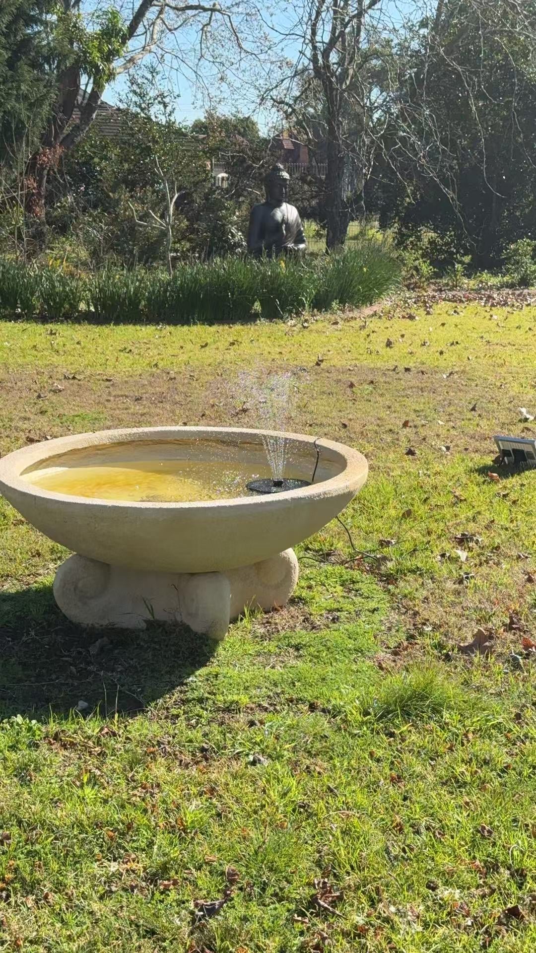 Tesoro Round Fountain 120cm Diameter Largest of Its Kind Outdoor & Indoor Electric or Solar