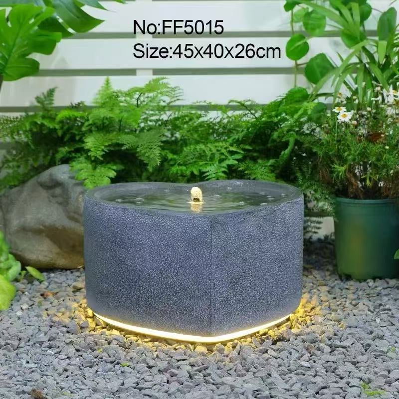 Castelluccio Heart Shaped Water Feature Indoor & Outdoor Fountain