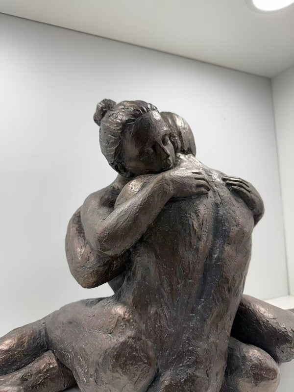 Lovers Cuddling Copper Colour Masterpiece