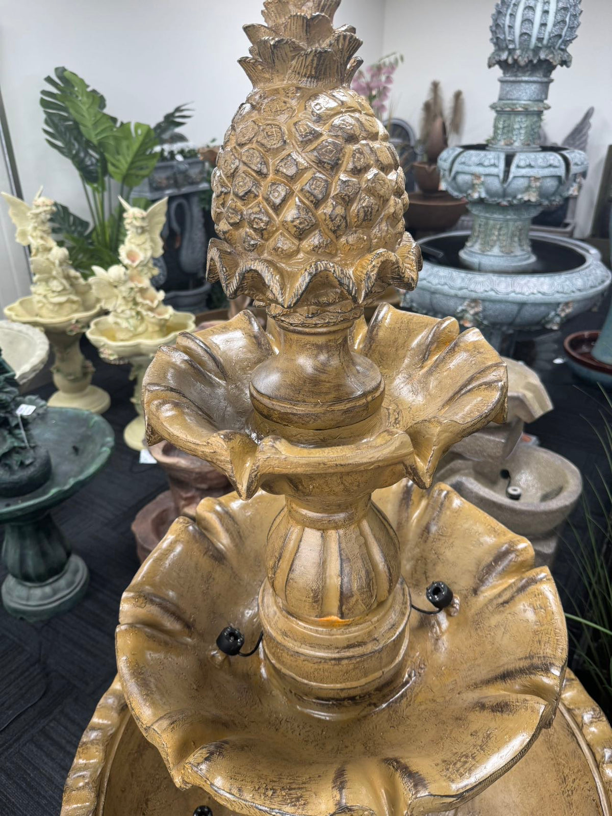 Canaria Stone Effect 3-Tier Electric Powered Tiered Water Fountain