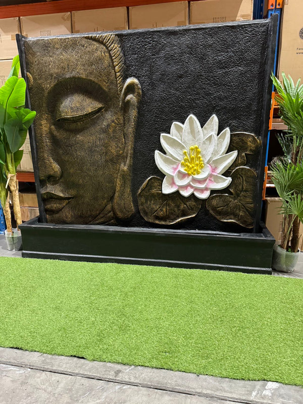 Sumatra Extra Large Masterpiece Buddha Water Wall with Sublime Colours