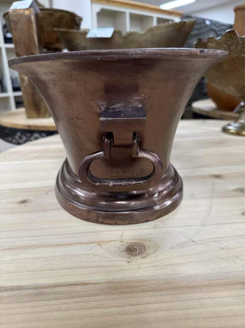 Castilla Vintage Copper Colour Champagne Cooler Metal Vase Lush Collection