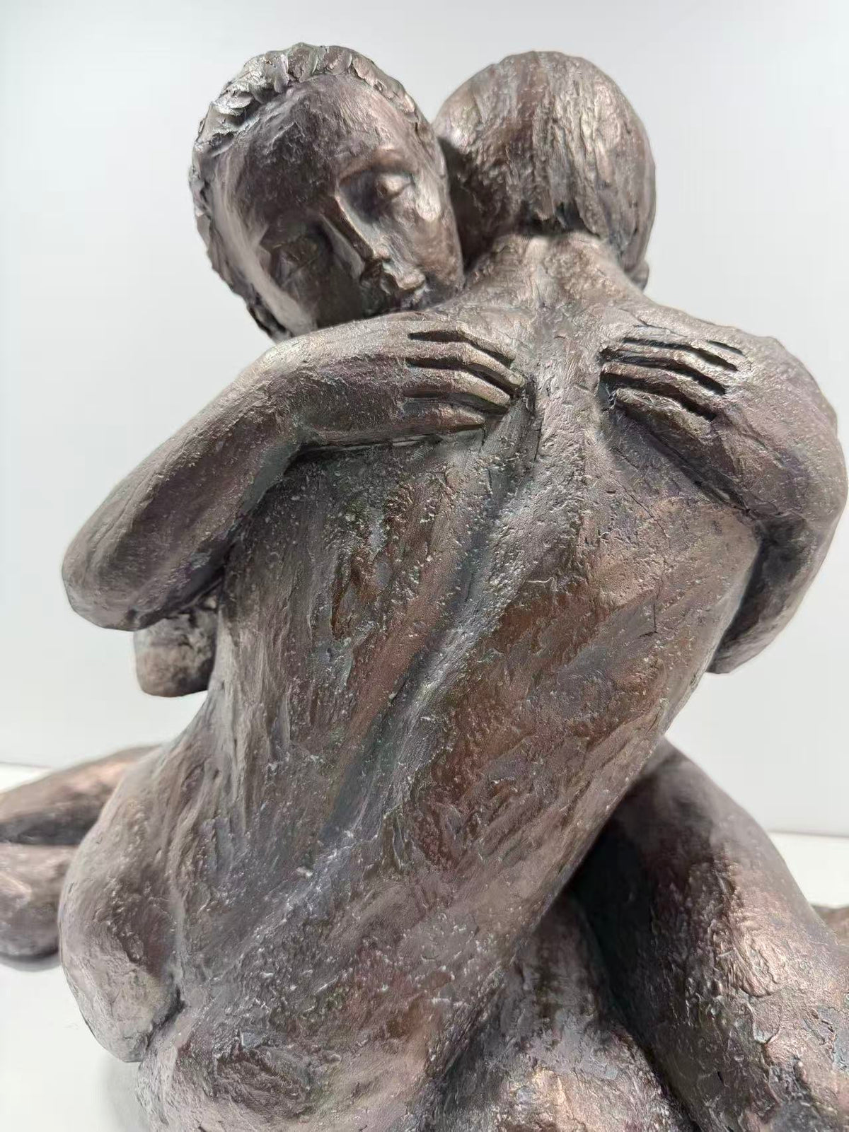 Lovers Cuddling Copper Colour Masterpiece
